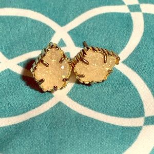 Kendra Scott Tessa Druzy Earrings- Gold - image 1